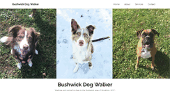 Desktop Screenshot of bushwickdogwalker.com